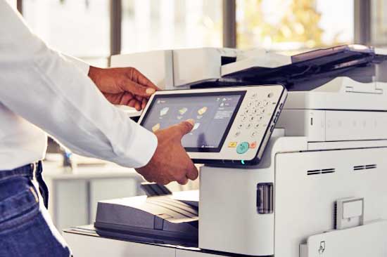 photo of a canon multi-function printer (MFP) in Chicago